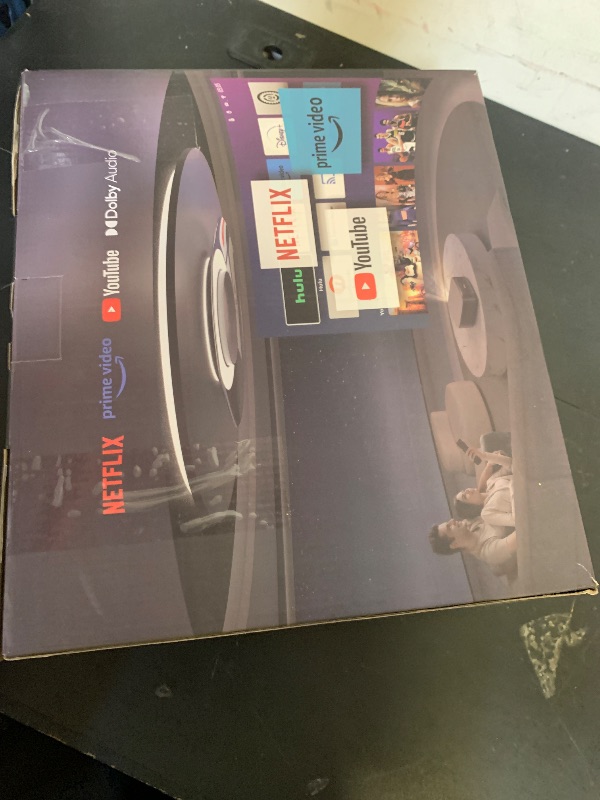 Photo 1 of Alvar Smart Projector 2026 Upgraded, 2500 ANSI, 4K Supported, Built in NetfIix App, DoIby Audio & 50W Speakers, Auto Focus, WiFi 6, Bluetooth 5.3, Home Theater & Outdoor Movie Projector, Black