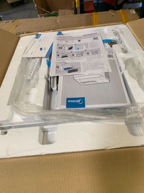 Photo 1 of Midea 8,000 BTU U Shaped Smart Inverter Window Air Conditioner - Cools 350 Sq Ft, Ultra Quiet with Open Window Flexibility - Alexa/Google Assistant Compatible - 37% Energy Savings, Remote (Updated)
