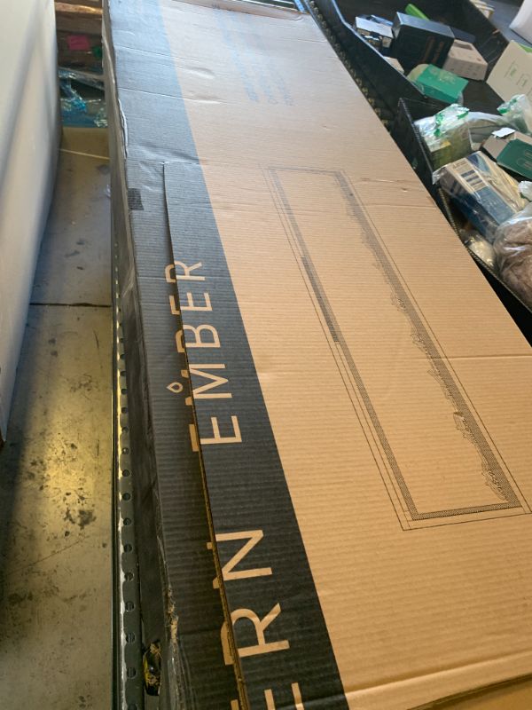 Photo 1 of Modern Ember Aerus 72 Inch Smart Linear Electric Fireplace | Recessed in-Wall or Wall-Mount | LED Multiple Flame Colors | Alexa/WiFi Enabled | 5.75” Profile | Remote Included