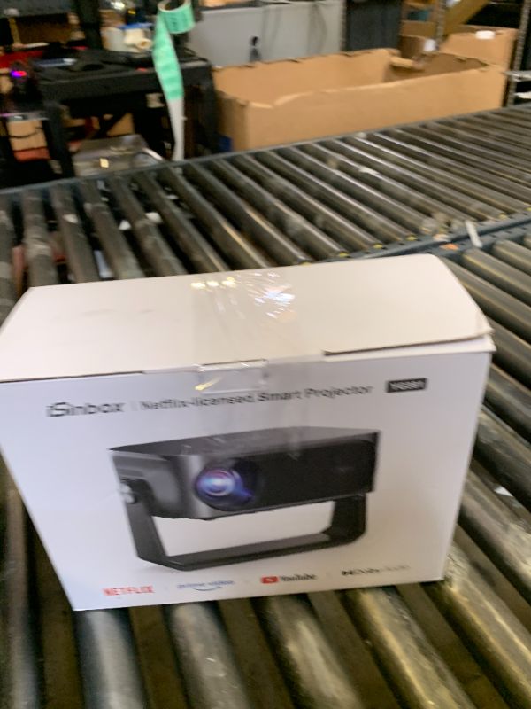 Photo 1 of [2000 ANSI/Auto Focus & Keystone/Built-in APP] 4K Outdoor Projector with Wifi and Bluetooth, Smart Portable Projector with Built in Apps YouTube/PrimeVideo & Dolby, Home Theater Projector with HDR10+