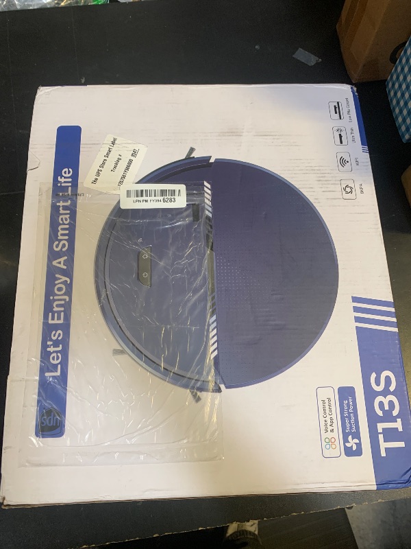 Photo 1 of XIEBro Life Robot Vacuum and Mop Combo, 8000Pa Suction Automatic Vacuum Robot with Mop 2 in 1, APP/Voice/Remote Control, Self-Charging, Slim, Ideal for Hard Floor, Pet Hair, Carpet
