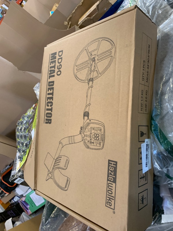 Photo 1 of Hazlewolke 14" Metal Detector for Adults, Double-D Metal Detectors with Higher Sensitivity, Waterproof Metal Detectors with Large IP68 Search Coil, Professional DISC & Pinpointer Metal Detector Mode