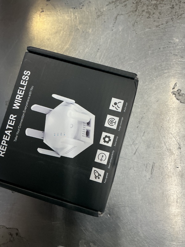 Photo 1 of 12880 Sq.Ft WiFi Extender Signal Booster, 1200Mbps Dual Band 5GHz/2.4GHz WiFi Repeate45123 12313213213