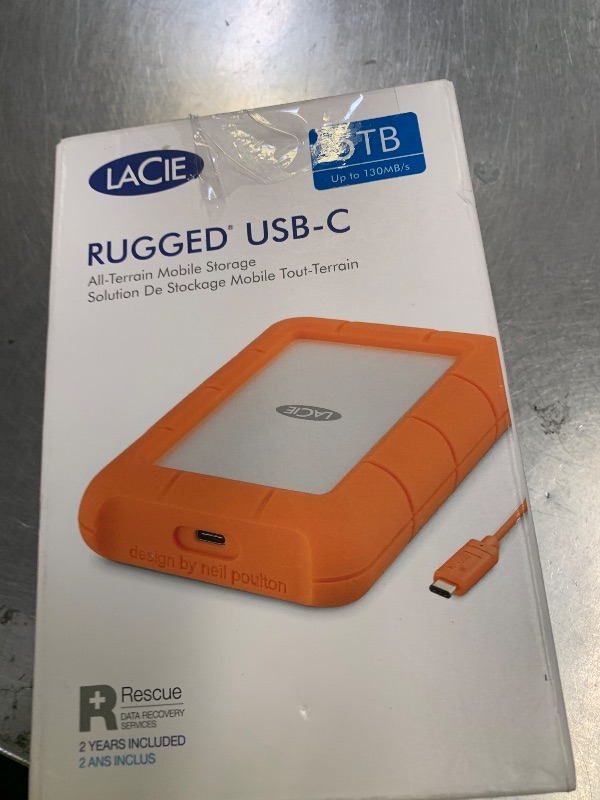 Photo 1 of Seagate Rugged STFR5000800 5 TB External Hard Drive, Portable