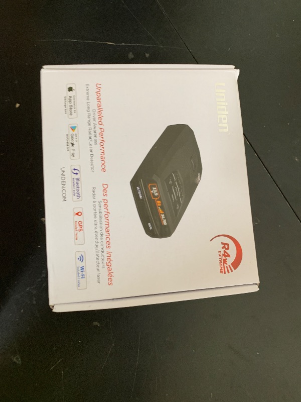 Photo 1 of Uniden R4W (new Model) Extreme Long-Range Laser/Radar Detector, Record Shattering Performance, 360° Awareness, Built-in GPS, Wi-Fi, Bluetooth, Voice Alerts, Red Light & Speed Cameras, R/TACH App