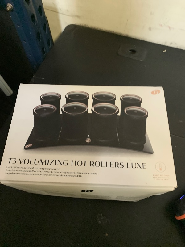 Photo 1 of T3 - Volumizing Hot Rollers LUXE | Premium Hair Curler Set for Long Lasting Volume, Body & Shine | Set of 8-4 XL (1.75") & 4 Large (1.5”)
