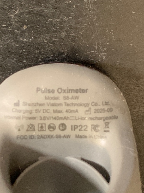 Photo 1 of Wellue O2Ring-S Oxygen Monitor with Vibration Reminder, Bluetooth Pulse Oximeter Tracks SPO2 and Pulse Rate, 24 hrs Battery Life, 4*10 Hours Built-in Memory, Rechargeable Pulse Ox with Free PC & APP