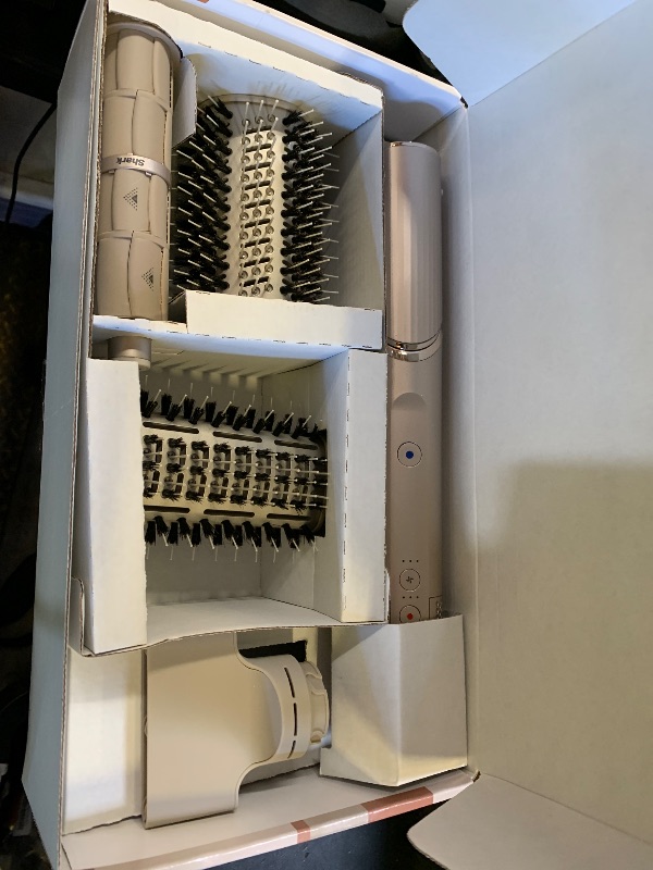 Photo 1 of Shark HD430REF (Refurbished) FlexStyle Air Styling & Drying System, Powerful Hair Dryer Brush & Multi-Styler with Auto-Wrap Curlers, Paddle Brush, Oval Brush, Concentrator Attachment, Stone (Renewed)