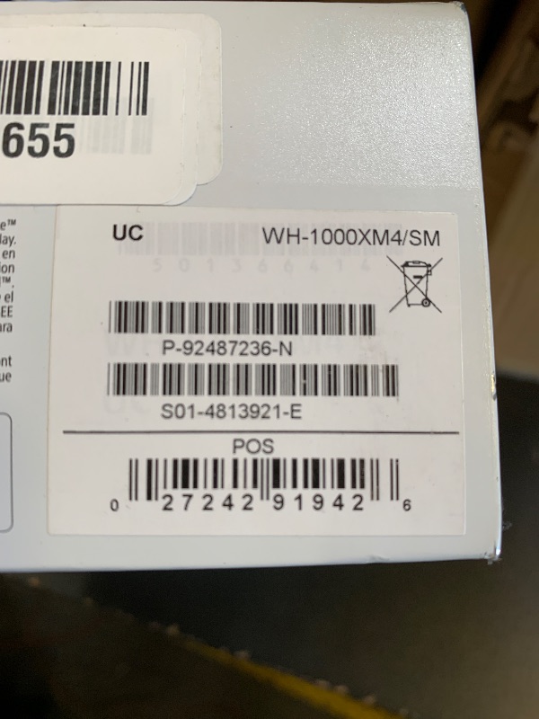 Photo 1 of Sony - WH-1000XM4 Wireless Noise CANCELING Overhead Headphones with MIC for P