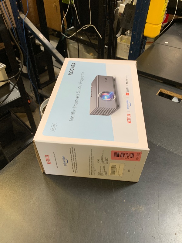 Photo 1 of 4K Projector with Built-in Apps, 1500ANSI Auto Focus&6D Keystone Dolby Audio Kogata Smart Projector with WiFi 6 Bluetooth Outdoor Movie Proyector for Home Theater HDR10+ UPGRADE