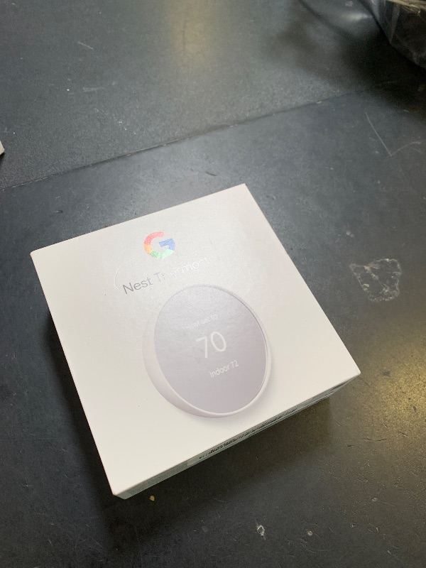 Photo 1 of Google Nest Thermostat - Smart Thermostat for Home - Programmable Wifi Thermostat - Snow