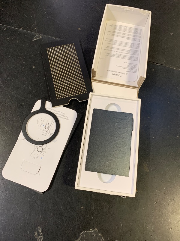Photo 1 of Pocket AI Voice Recorder & Smart Assistant – Auto Transcription, Summaries & Action Items – AI Note Taker for Meetings, Calls & Productivity - Space Grey