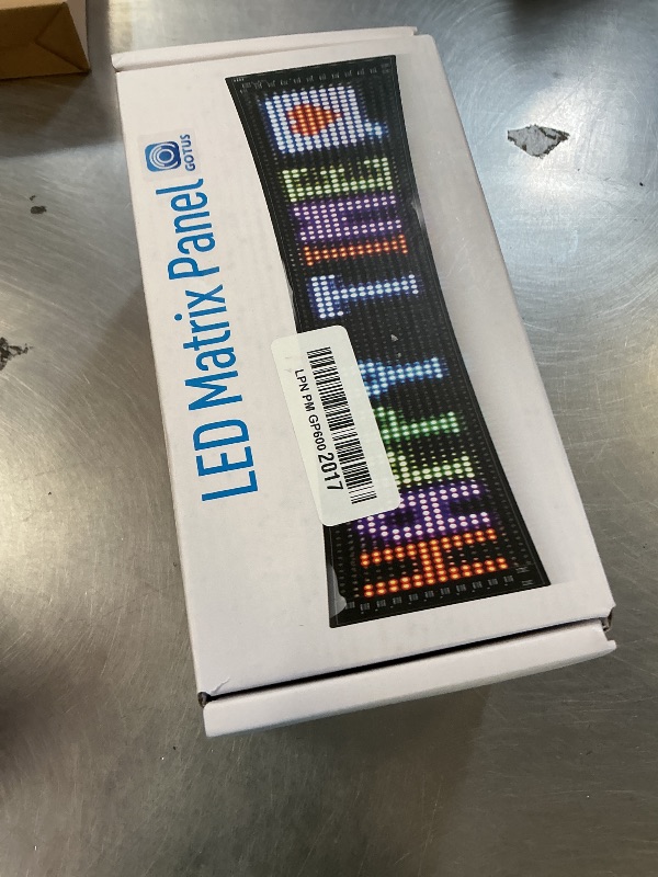 Photo 1 of GOTUS Programmable LED Signs | Business Scrolling LED Sign for Indoor | Flexible LED Advertising Sign | Bluetooth APP | Custom Editor Animations/Text/Graffiti (36"x 8")