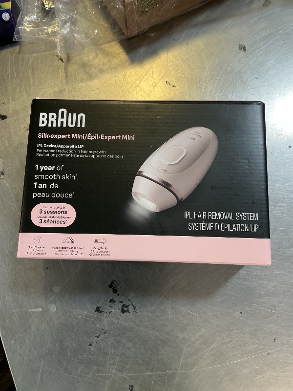 Photo 1 of Braun IPL Mini, Silk·Expert Mini, IPL Hair Removal for Women and Men, Permanent Laser Hair Reduction At-Home, IPL1111
