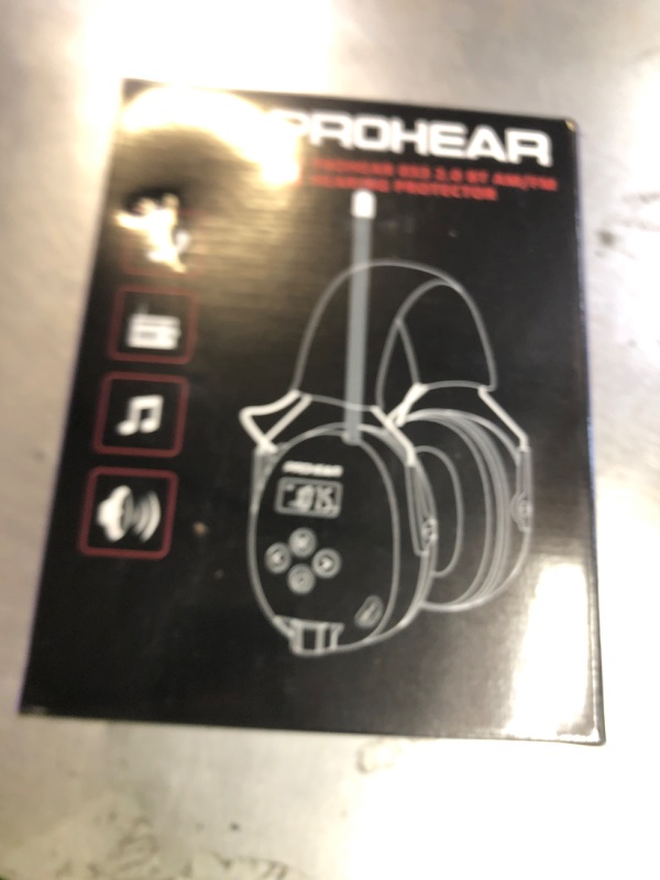 Photo 1 of PROHEAR 033 2.0 Upgraded Bluetooth Hearing Protection AM FM Radio Headphones - 31SNR Noise Reduction Ear Muffs with Long-Lasting Stable Rechargeable Battery - 50 Hrs for Mowing Snowblowing - Orange