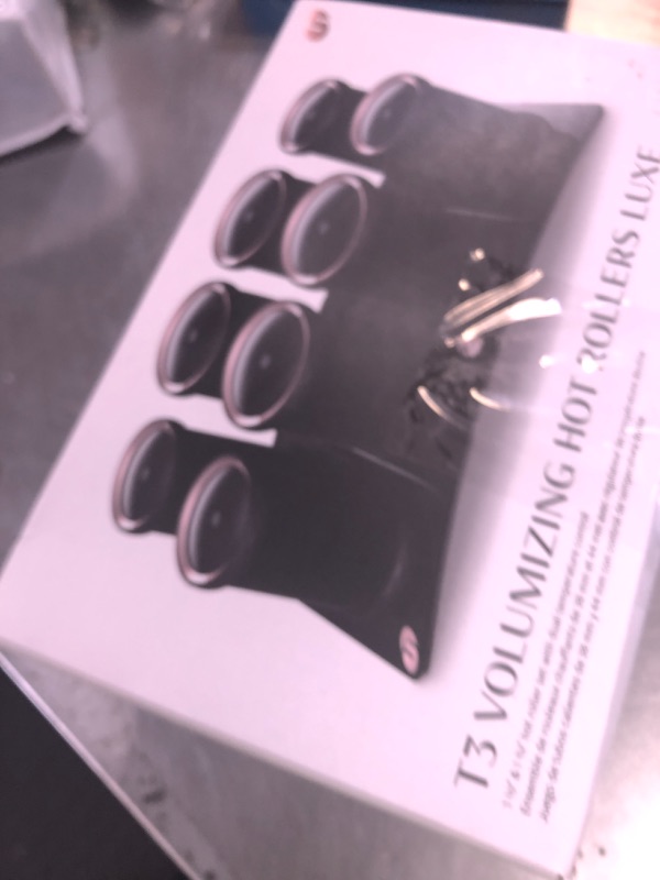 Photo 1 of T3 - Volumizing Hot Rollers LUXE | Premium Hair Curler Set for Long Lasting Volume, Body & Shine | Set of 8-4 XL (1.75") & 4 Large (1.5”)