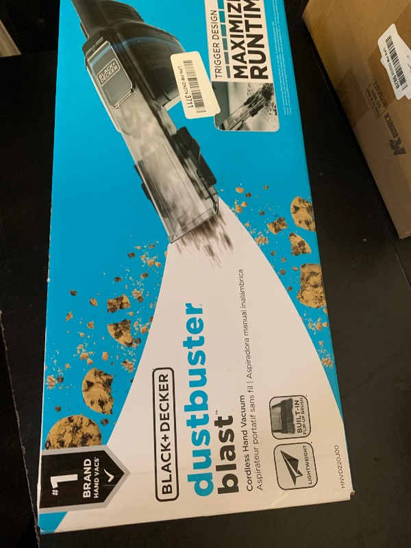 Photo 1 of BLACK+DECKER dustbuster Blast Cordless Handheld Vacuum, Home and Car Vacuum (HNVD220J00)