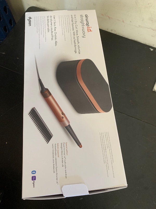 Photo 1 of Dyson Airwrap i.d. Multi-Styler, Allure Winner, Bluetooth Connected, No Heat Damage, 6-in-1 Versatility, Intelligent Hair Styler