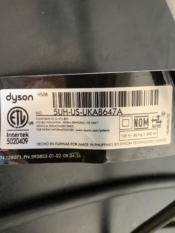 Photo 1 of Dyson Airwrap i.d. Multi-Styler, Allure Winner, Bluetooth Connected, No Heat Damage, 6-in-1 Versatility, Intelligent Hair Styler