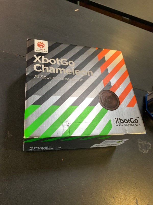 Photo 1 of XbotGo Chameleon AI Auto Sports Action Camera - 4K 60FPS Soccer Camera and Basketball Tracking Camera for Team Sports, Live Streaming, No Subscription, Works with iOS & Android (Lemon Green)