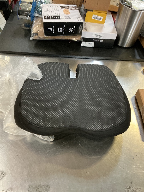 Photo 1 of harayaa Memory Foam Seat Cushion Chair Cushion Memory Foam Pillow Ergonomic Sitting Pad Chair Pad for Car, Black