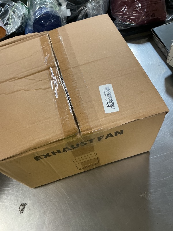 Photo 1 of HG Power 10 Inch Metal Exhaust Fan with Switch, 988 CFM Powerful Garage Exhaust Fan with Damper, Potable Wall Mount Fan Fume Extractor Ventilation Fan for Shop, Shed, Basement, Chicken Coop, Black
