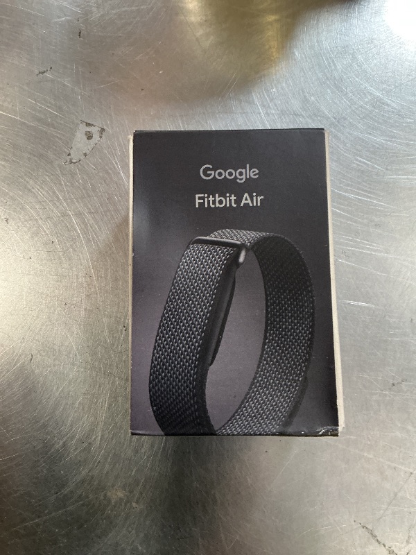 Photo 1 of Google Fitbit Air - Screenless Activity Tracker with Fitness, Heart Rate, and Sleep Tracking - Personalized AI-Powered Coaching - Up to 7 Days’ Battery Life - Works with iOS and Android - Obsidian