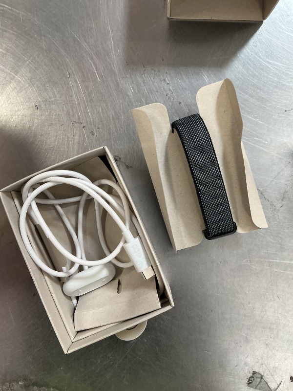 Photo 1 of Google Fitbit Air - Screenless Activity Tracker with Fitness, Heart Rate, and Sleep Tracking - Personalized AI-Powered Coaching - Up to 7 Days’ Battery Life - Works with iOS and Android - Obsidian