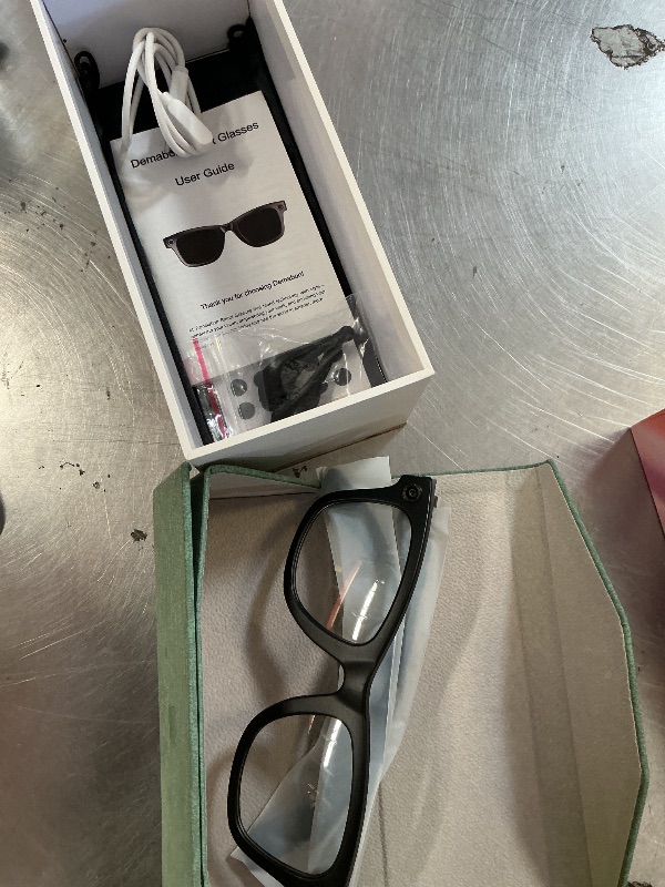 Photo 1 of Demabon AI Smart Glasses with Camera and Bluetooth, 8MP 4K Camera Glasses with Translation & Voice Control, Video, Audio Recording, IP67 Waterproof Smart Glasses for Business & Outdoor(Photochromic)