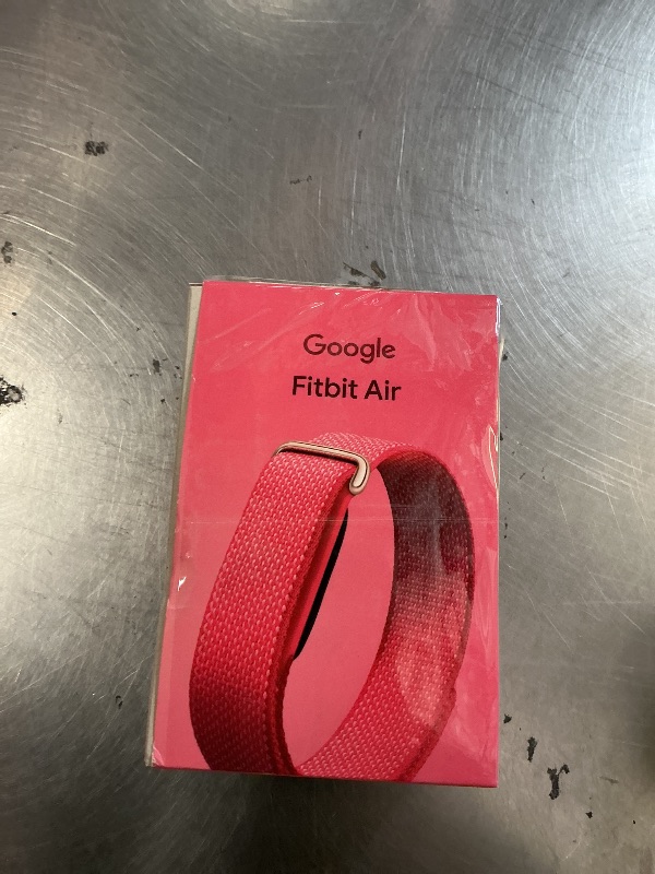 Photo 1 of Google Fitbit Air - Screenless Activity Tracker with Fitness, Heart Rate, and Sleep Tracking - Personalized AI-Powered Coaching - Up to 7 Days’ Battery Life - Works with iOS and Android - Berry
