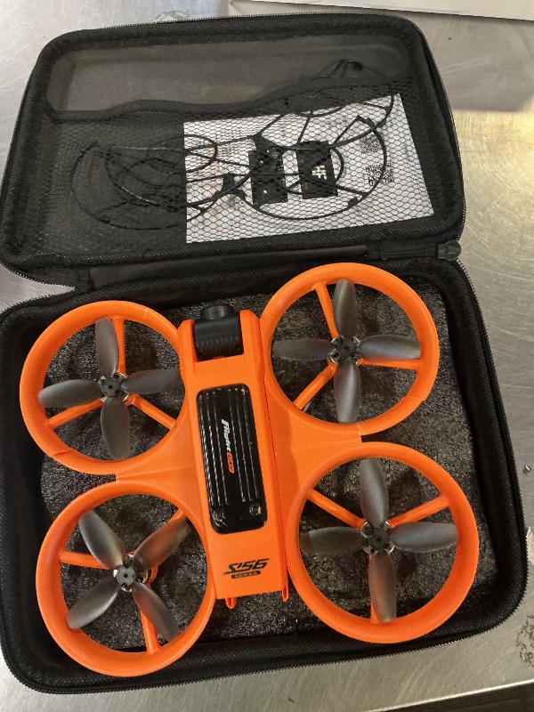 View 2 of RC Drone with HD Dual Camera for Adults, FPV Drones with HD Screen on Controller, Brushless Motor Optical Flow Positioning Headless Mode Gesture Photo Remote Control Quadcopter, Beginner-Friendly Aerial Photography Drones with 2 Batteries & Night Light, S