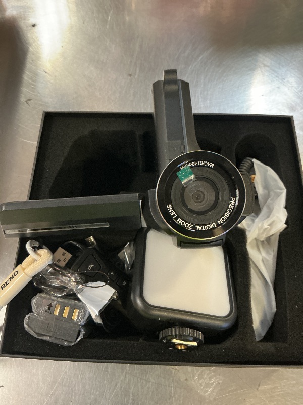 Photo 1 of Yatao UHD2K-8K Video Camcorder, 48/75MP Vlogging Camera for YouTube - Dual-View Recording, 16X Zoom, WiFi & Flip Screen - Perfect for Beginners, Live Streaming, and Content Creation