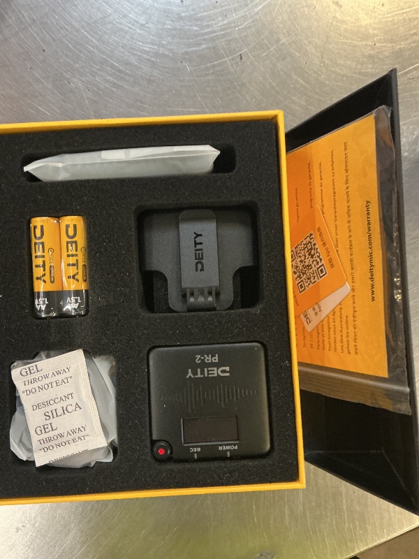 Photo 1 of Deity PR2 Pocket Recorder with Lavalier Mic,Sidus Audio APP Control,32-bit Float Professional with Timecode, US Version