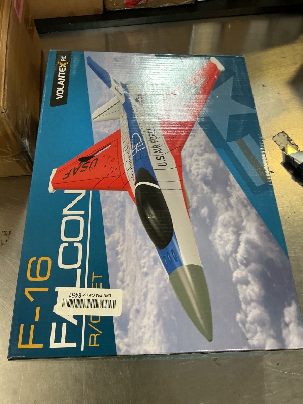 Photo 1 of volantexrc RC Plane F-16 Fighting Falcon - 2.4Ghz 2CH Remote Control Airplane Jet Fighter Ready to Fly with Cool Lights, for Beginners,Adults (762-4)