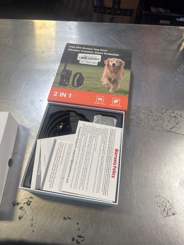 Photo 1 of LOTYP GPS Wireless Dog Fence with Remote, IPX7 Waterproof Electric Collar Fence, Perimeter Containment System, 25–999 Yards Radius, Beep, Vibration & Shock Correction, for Dogs 16+ lbs