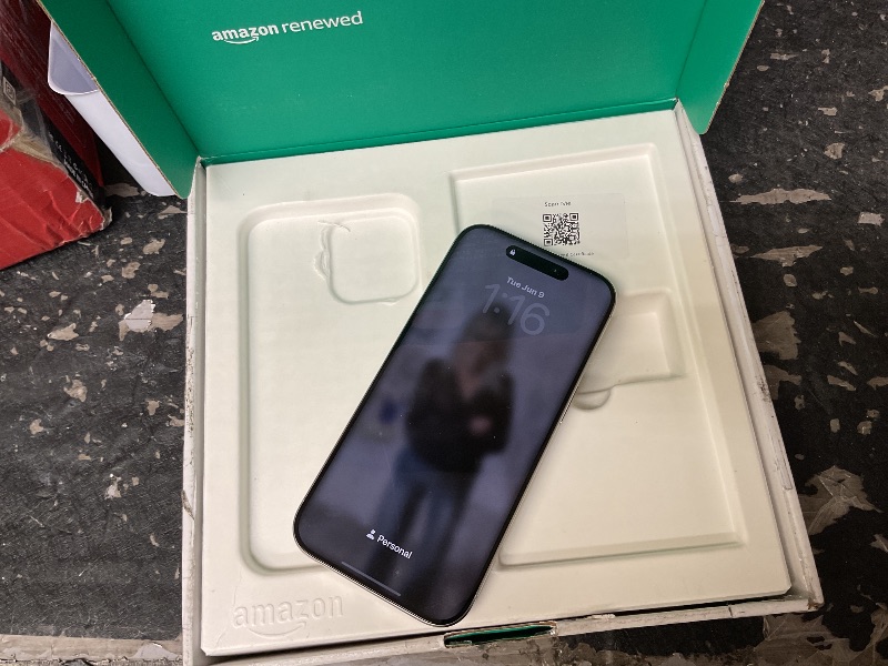 Photo 1 of LOCKED..SEE PICTURES............................Apple iPhone 16 Pro, US Version, 256GB, White Titanium - (Renewed Premium) LOCKED