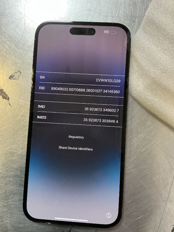 Photo 1 of Apple iPhone 14 Pro Max, 512GB, Space Black - Unlocked (Renewed)