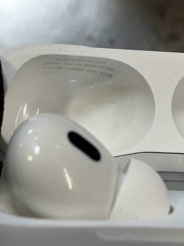 Photo 1 of Apple AirPods Pro (2nd Generation) with MagSafe Charging Case (USB-C) (Renewed Premium)