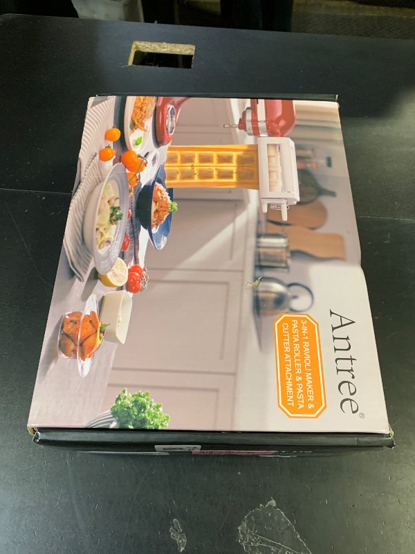 Photo 1 of ANTREE 3-IN-1 Pasta Attachment & Ravioli Attachment for KitchenAid Stand Mixers, Pasta Maker Assecories included Pasta Sheet Roller, Spaghetti Cutter and Ravioli Maker Attachment