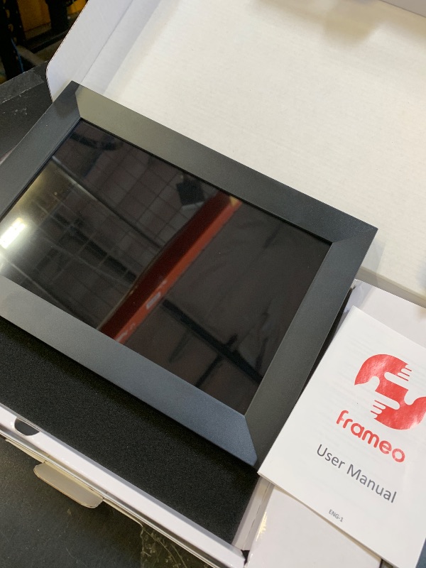 Photo 1 of Frameo 10.1 Inch WiFi Digital Picture Frame, Digital Photo Frame with 1280x800 HD IPS Touch Screen, Auto-Rotate, Wall Mountable, Easy Setup to Share Moments Instantly via Frameo App, Gifts for Mom