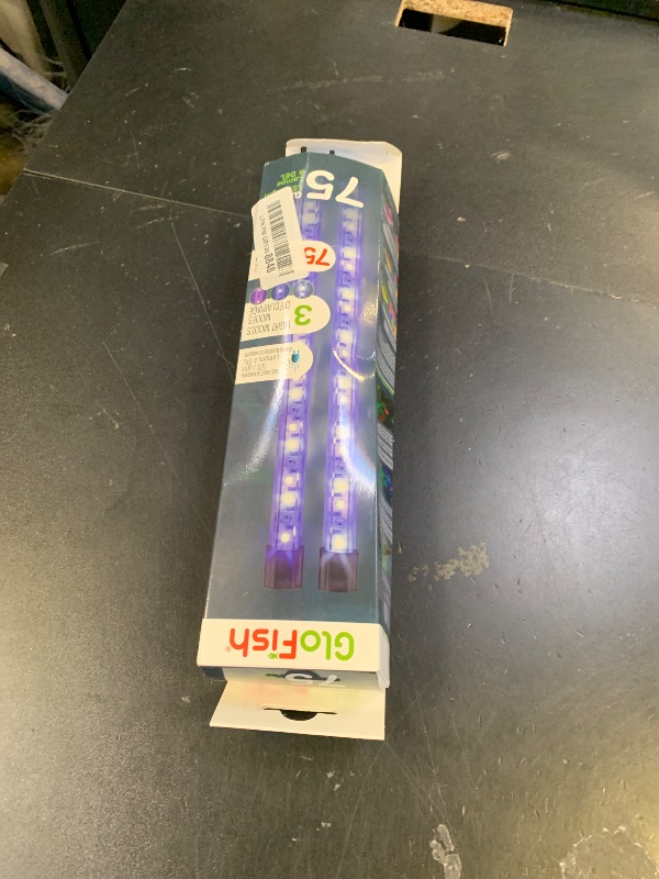 Photo 1 of GloFish 10-Inch LED Light Sticks for Fish Aquariums Up to 75 Gallons, 2 Count, with White, Blue and Magenta LED Lights