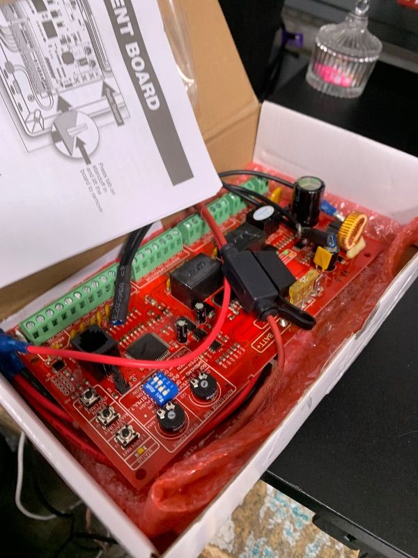 Photo 1 of Mighty Mule Replacement Control Board for Mighty Mule Gate Openers (R4211), Red