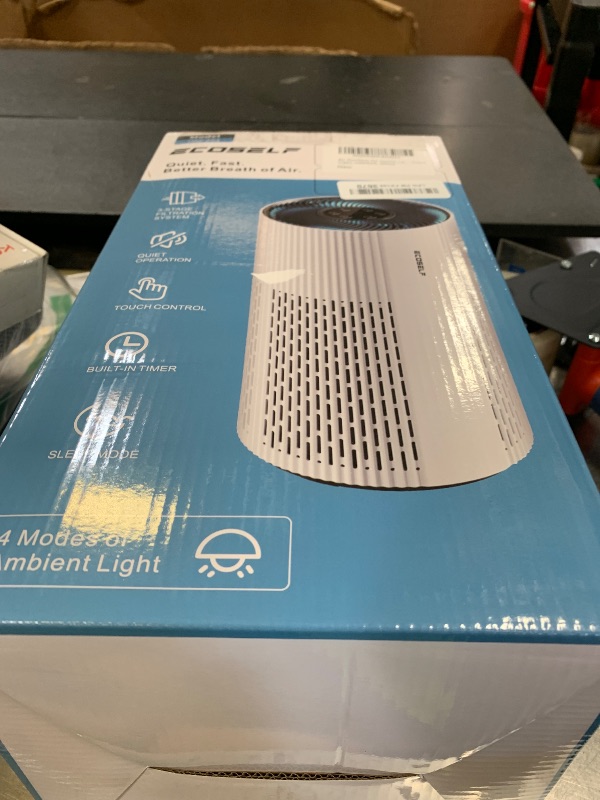 Photo 1 of Air Purifiers for Home Large Room Cover Up to 1500 Ft² with True HEPA Filter, 20dB Sleep Mode, 360° Air Intake & Outlet, HAP604, Pure White