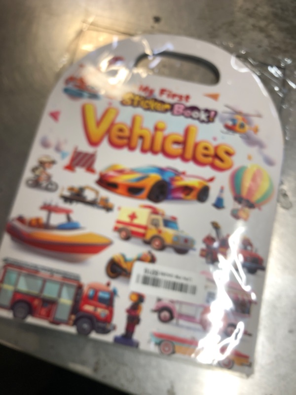 Photo 1 of 3-Pack Reusable Sticker Books for Toddlers 2-4 Years, Vehicles Truck, Animals & Farm Jelly Activity Stickers for Boys Girls Road Trip Airplane Train Travel Essentials Toy for Kids Birthday Gifts