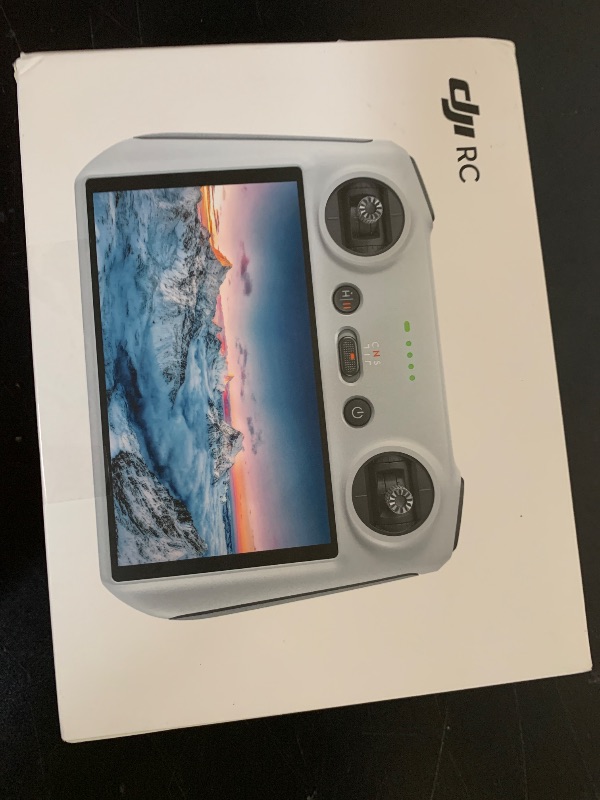 Photo 1 of DJI RC, Remote Controller with Lightweight Body, FHD Screen, 4hr Battery, Precision Control Sticks, O3+ Transmission