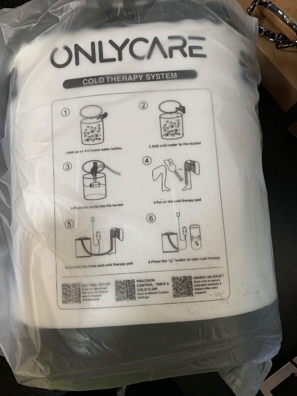 Photo 1 of Cold Therapy Machine, Program Timer Ice Machine for Knee After Surgery, Portable Ice Therapy Machine with Quiet Pump, Large Cold Pad for Ankle, Arm Joints, Sports Injuries, Cryotherapy Pain Relief