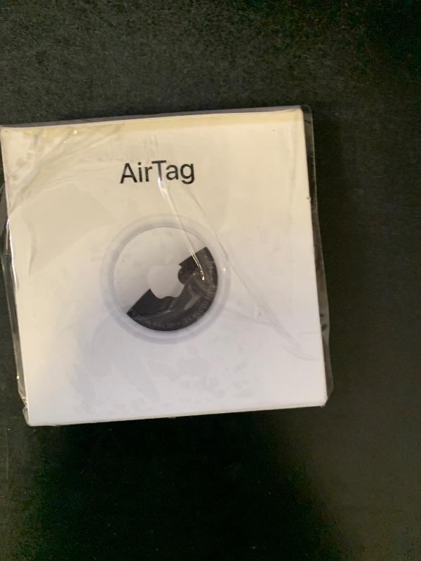 Photo 1 of Apple AirTag (2nd Generation): Tracker for Keychain, Wallet, and More; Locator with Sound; Simple One-Tap Setup with iPhone or iPad; Key Finder with up to 1.5X Precision Finding Range