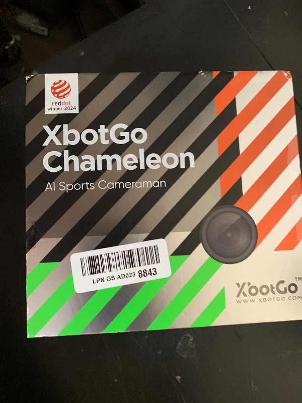 Photo 1 of XbotGo Chameleon AI Auto Sports Action Camera - 4K 60FPS Soccer Camera and Basketball Tracking Camera for Team Sports, Live Streaming, No Subscription, Works with iOS & Android (Lava Graphite)