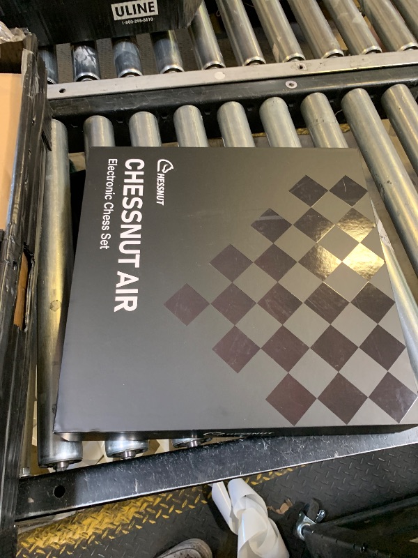 Photo 1 of Chessnut Air Electronic Chess Board with AI — Handcrafted Wooden Board, LED Indicators, Adaptive Difficulty, Full Piece Recognition — Play Online on Major Chess Platforms