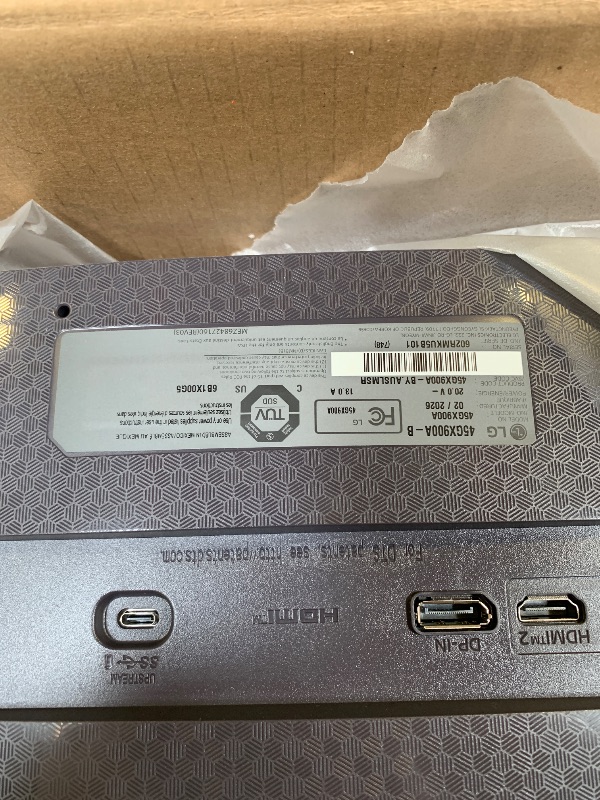 View 4 of ****DAMAGED****
LG 45GX900A-B 45-Inch Ultragear WQHD (3440 x 1440) OLED Curved Gaming Monitor, 240Hz, 0.03ms, NVIDIA G-Sync, VESA DisplayHDR True Black 400, HDMI 2.1, DisplayPort, USB Type-C PD 65W, Black ******NONFUNCTIONAL - SELLING FOR PARTS ONLY******